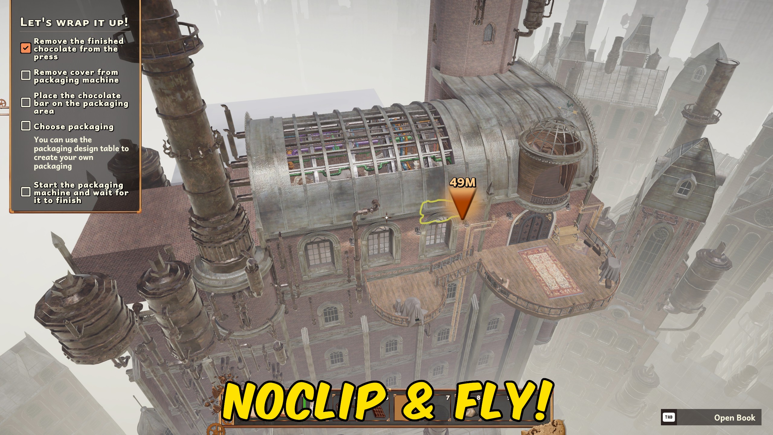 Chocolate Factory Simulator — Fly
